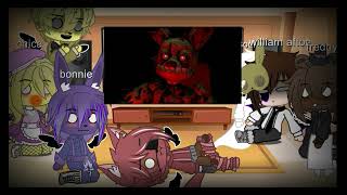 FNAF 1 REACTS TO WİLLİAM AFTONhis childrens funnydrama [upl. by Lohman]