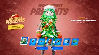 How To OPEN ALL WINTERFEST 2023 PRESENTS in Fortnite Free Skins [upl. by Brenda480]