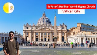 Vatican City  Smallest Country in the World  St Peters Basilica  Biggest Church  Malayalam Vlog [upl. by Hijoung913]