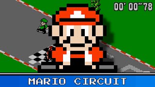 Mario Circuit 8 Bit Remix  Super Mario Kart Konami VRC6 [upl. by Ahseim]