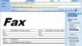 MyFax  Send a Fax Using Microsoft Office [upl. by Mcquoid]