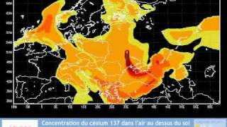 animation of Chernobyls radiation [upl. by Yllah]