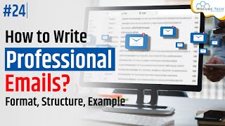 How to Write an Email Professionally Business Email Writing Tips With Examples [upl. by Cissie]