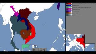 The Indochinese Wars  Every Month 1945Present [upl. by Engis348]