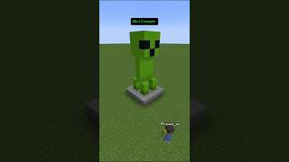 Mini Creeper  Minecraft minecraft building minecraftbuilding gaming shorts [upl. by Lau]