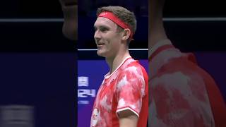 MASTERFUL NET PLAY BY VIKTOR AXELSEN🫣🫣badminton shorts ytshorts youtubeshorts viralvideo [upl. by Ardnaeed518]