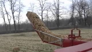 PullType Mini Baler  Bales in Field [upl. by Nwahsor]