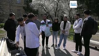 Indian medical students brave war to study in Ukraine [upl. by Hillie]