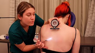 ASMR for DEEP SLEEP  Nervoscope Spine Tracing amp Chiropractic Exam [upl. by Nylatsyrk]