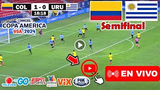 Colombia vs Uruguay en vivo donde ver a que hora juega Colombia vs Uruguay Copa América 2024 hoy [upl. by Freeborn]