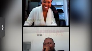 YOUNG MIAMI amp SANTANA SHADE ZELLE SWAG HILARIOUS IG LIVE [upl. by Lsiel]