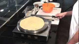 Crêpière professionnelle FIMAR éléctrique 40 cm diametre [upl. by Dlonra]