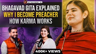 EP65 Devi Chitralekha About Why She Become Preacher Bhagwad Geeta amp How Karma Works  AK Talk Show [upl. by Cacilie697]