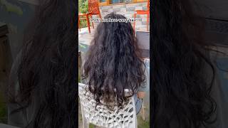 Wavy Hair transformation Day1 to Day4 after curly hair routine like Desicurly [upl. by Sudnak]