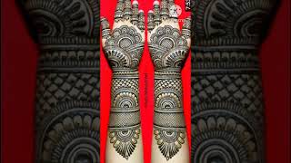 wedding special gorgeous Dulhan mehndi design  full hand mehndi design [upl. by Ahsatsana]