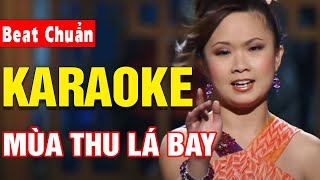 Mùa Thu Lá Bay Karaoke Tone Nữ  Kim Anh  Doanh Doanh  Asia Karaoke Beat Chuẩn [upl. by Nayt]