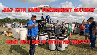 July 27th Farm Consignment Auction How did I do this time  Auction  Consignment  Farm [upl. by Othilie]