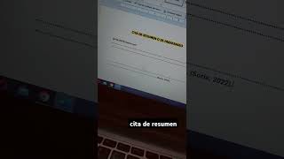 COMO CITAR UN RESUMEN O PARAFRASEO DE UNA IDEA DE AUTOR  FORMATO APA 7MA [upl. by Sreip]