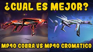 MP40 COBRA VS MP40 CROMATICO ¿CUAL ES MEJOR EN FREE FIRE  COMPARANDO LA MP40 COBRA VS MP40 20 [upl. by Gwen]