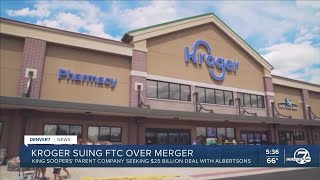 Kroger sues government for blocking merger with Albertsons [upl. by Bicknell516]