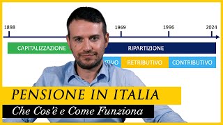 Come funziona la PENSIONE in Italia [upl. by Pejsach]