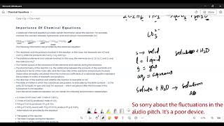 Chemical Equations [upl. by Oiralednac591]