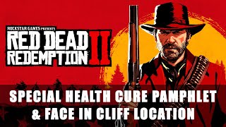 Red Dead Redemption 2 Special Health Cure Pamphlet and Face in Cliff Location [upl. by Silda873]