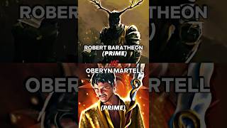 Robert Baratheon VS Oberyn Martell Who wins gameofthrones vs asoiaf fyp got hotd versus [upl. by Sela900]