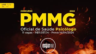 PMMG 2024  Oficial de Saúde Psicólogo [upl. by Kciredorb]