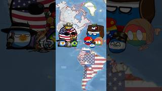 RUSIA VS EEUU EN LATINOAMÉRICA countryballs paises curiosidades historia mapa [upl. by Aihsotal277]