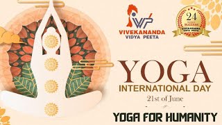 International Yoga Day Video  Yoga Day 2022  Yoga for Humanity  VVP  Gubbi Creatives [upl. by Niwde]