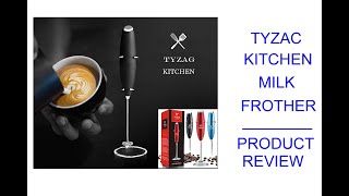 Tyzac Kitchen Electric Coffee and Milk Whisker Egg Beater [upl. by Nyladnarb]