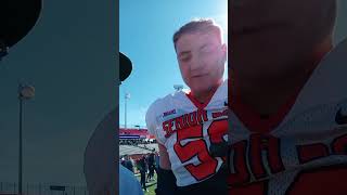 Quick interview with OT Ethan Driskell of Marshall University [upl. by Slavin]