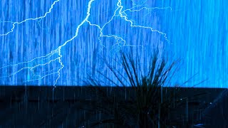 99 Fall Asleep Instantly ⚡ Relaxing Heavy Rain amp Thunderstorm Sounds for Deep Sleep amp Calm Mind [upl. by Gery37]