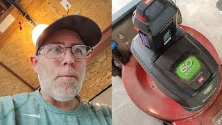 Whats annoying about battery operated lawnmowers vs Gas [upl. by Sergius]