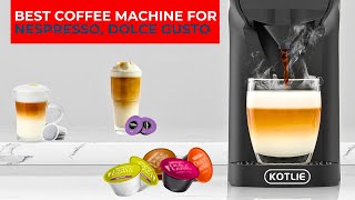 Kotlie 5in1 Espresso Coffee Machine review  Best coffee machine for Nespresso Dolce Gusto [upl. by Nolad]