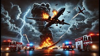 Airplane Crash Animation  Worst Airoplane Crash  Crash Airplane Landing in Hindi  JetologyPlane [upl. by Fineman]