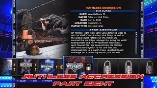 WWE 2K14 30 Years of WrestleMania  Ruthless Aggression Walkthrough Part 8 Legend Difficulty [upl. by Brittaney]