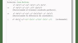 Descomposición en factores de expresiones algebraicas Baldor10615 y 16 [upl. by Bertina965]