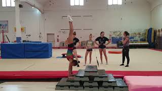 LA PIRAMIDE IN VERTICALE💪EXTREME ABILITY ginnastica artistica CSB [upl. by Scheer]