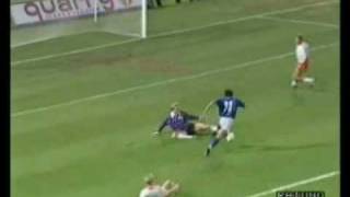 BAGGIO  1 goal against Holland 1990 Friendly [upl. by Saltzman844]