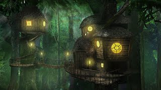 Forest Rain Sounds  Relaxing Rainforest White Noise with Nature Sounds at Night for Sleeping Study [upl. by Arehahs502]