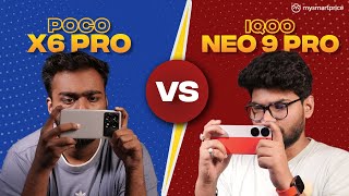 iQOO Neo 9 Pro vs Poco X6 Pro Gaming Comparison 🔥 [upl. by Ahsenrat]