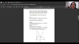 Pemaparan Materi Geometri Analitik Bab Parabola oleh Dessy Purnia PM23G 093 [upl. by Maddis]