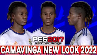 PES 2017 EDUARDO CAMAVINGA NEW FACE amp HAIRSTYLE [upl. by Gnut628]