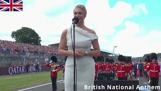 F1 Silverstone 2024  British National Anthem Performed By Hannah Waddingham  God Save The King [upl. by Iegres914]