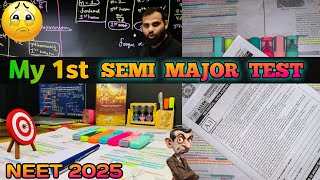 MY 1st SEMI MAJOR TEST IN KOTA ALLEN 🤒  BEST TEST SERIES FOR NEET 2025 neet2025 studyvlog vlog [upl. by Nirrol]