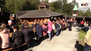 Es ist alles vorbereitet für das Herbstfest bei Seligers Lichterpark in Münchenbernsdorf [upl. by Olifoet]