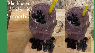 Blackberries Blueberries Smoothie How To Make Berries Smoothie fruit smoothie recipe by vita mix [upl. by Noet]