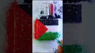 رسمت أعلام الدول العربية كلها💪😁 رسم علم السعودية 🇸🇦 رسم palestine makeuptutorial السعودية art [upl. by Aihsema351]